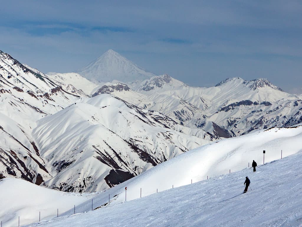 Dizin ski resort, the first and the biggest ski resort in Iran