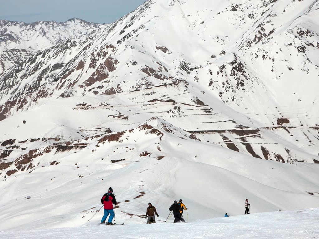 Dizin ski resort, the first and the biggest ski resort in Iran